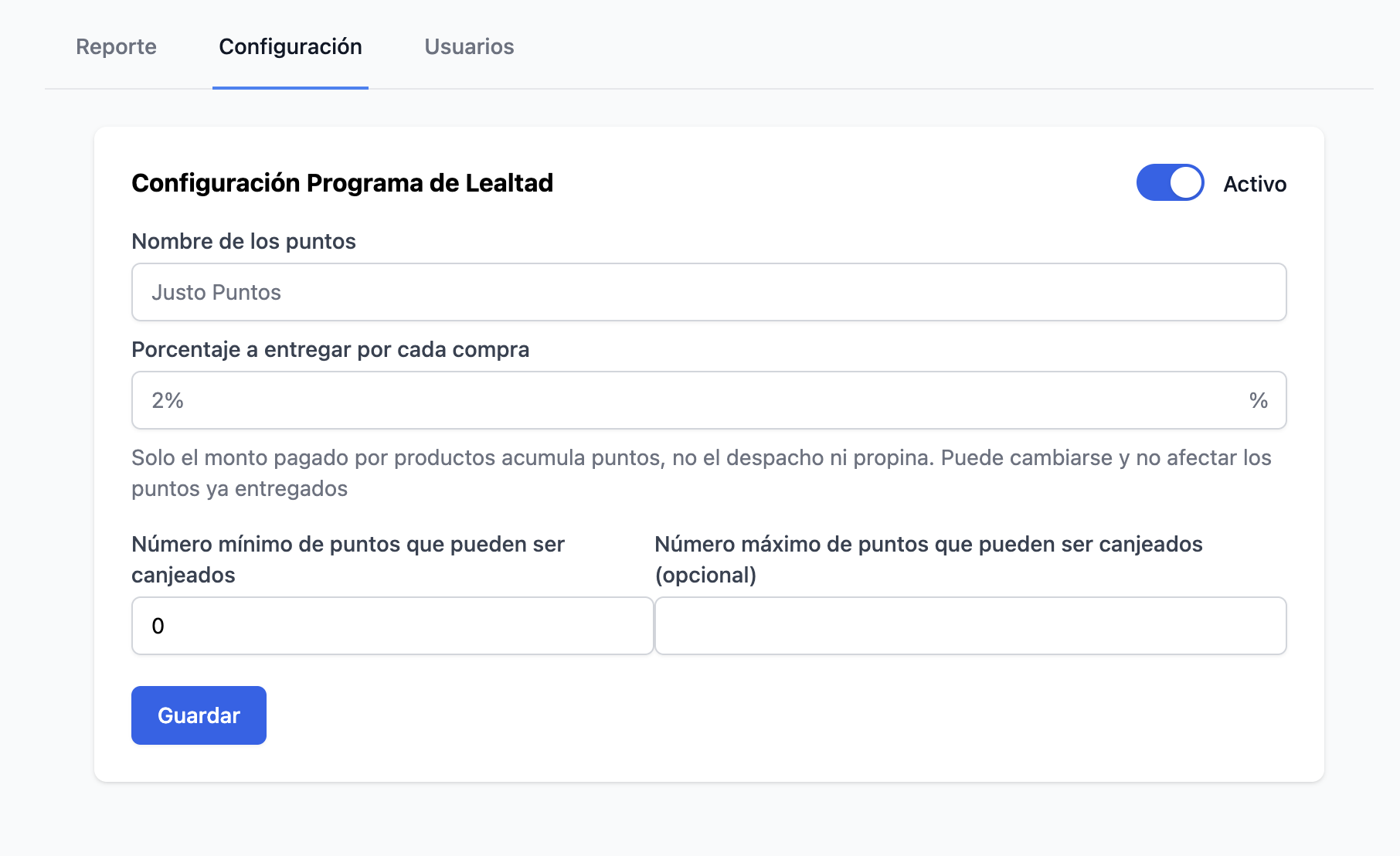Configuración GIF