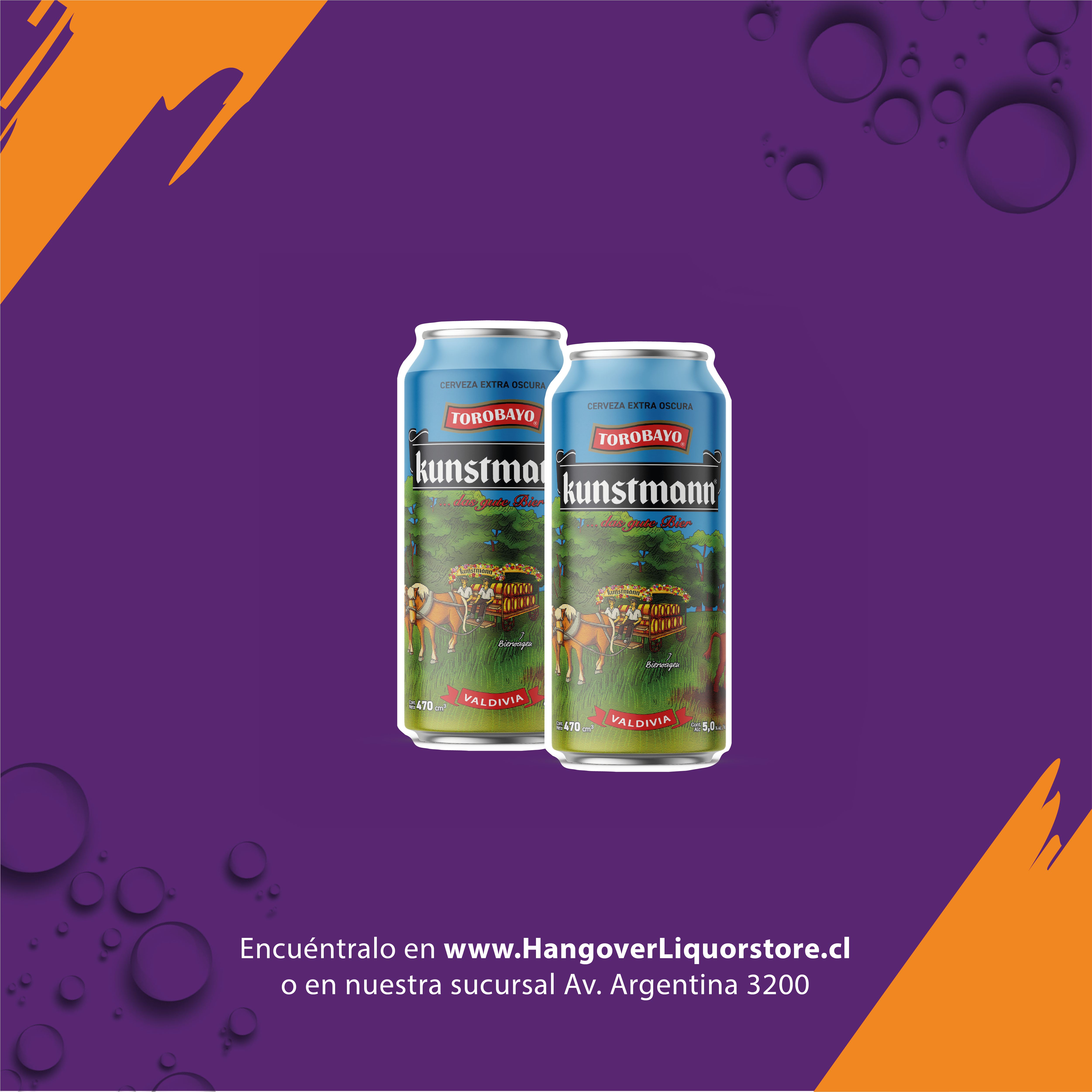 Jack Daniels Lata Grados De Alcohol 4x Kunstmann Torobayo lata 470cc - Hangover | Liquor Store