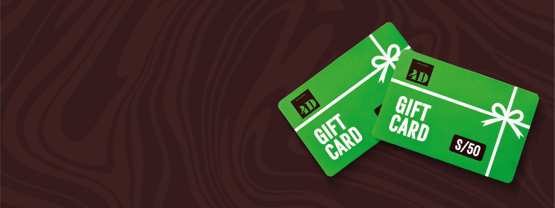 Gift cards de Cafeladería 4D