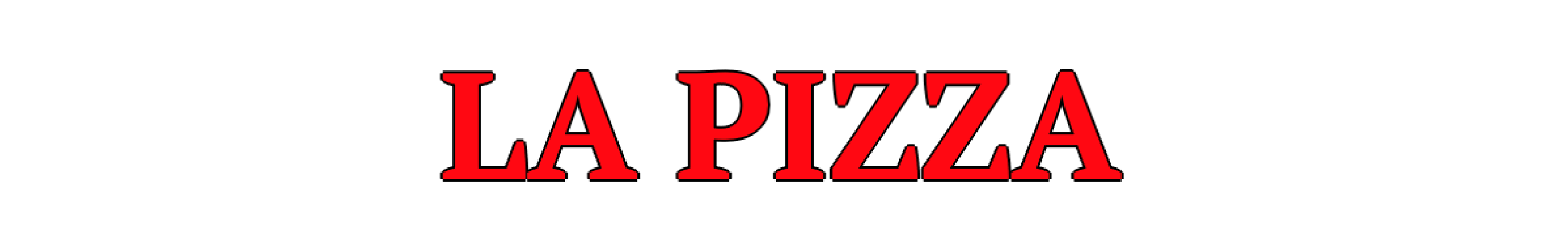 Banner LA PIZZA